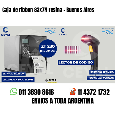 Caja de ribbon 83x74 resina - Buenos Aires