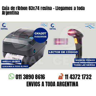Caja de ribbon 83x74 resina - Llegamos a toda Argentina