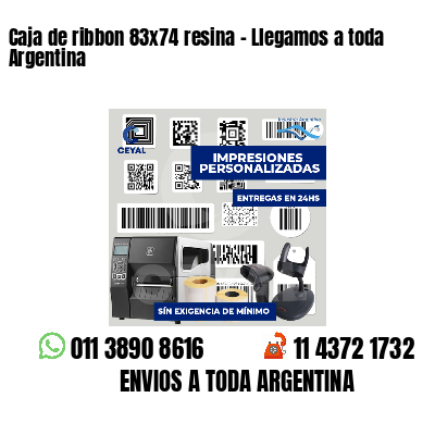 Caja de ribbon 83x74 resina - Llegamos a toda Argentina