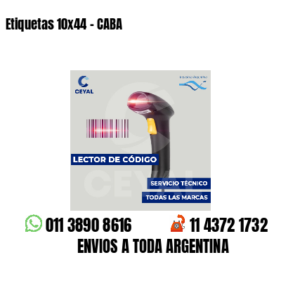 Etiquetas 10x44 - CABA