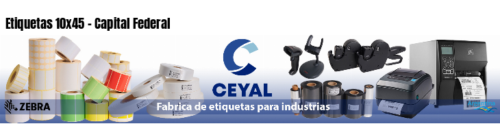 Etiquetas 10x45 - Capital Federal