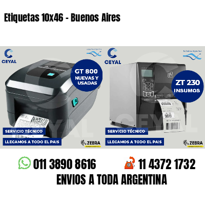 Etiquetas 10x46 - Buenos Aires