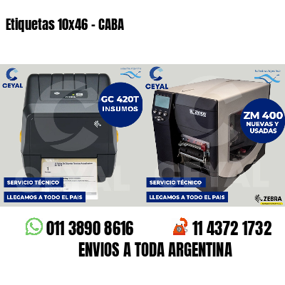 Etiquetas 10x46 - CABA