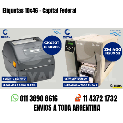 Etiquetas 10x46 - Capital Federal