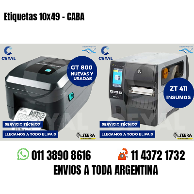 Etiquetas 10x49 - CABA