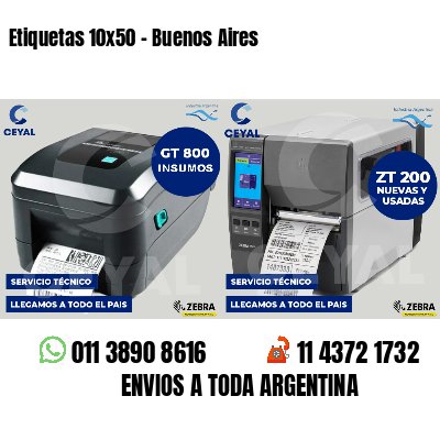 Etiquetas 10x50 - Buenos Aires