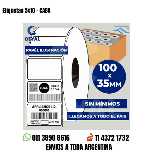 Etiquetas 5×10 – CABA