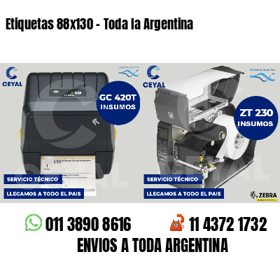 Etiquetas 88x130 - Toda la Argentina
