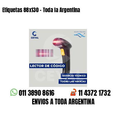 Etiquetas 88x130 - Toda la Argentina