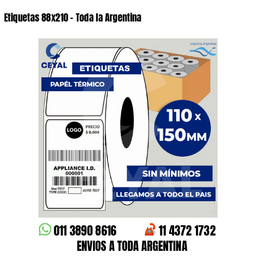 Etiquetas 88×210 – Toda la Argentina