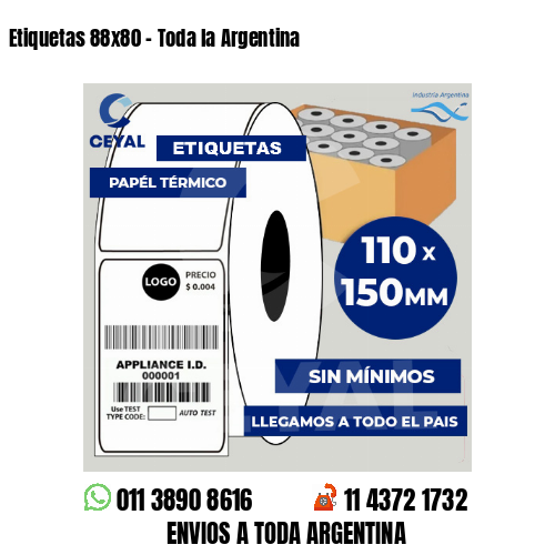 Etiquetas 88×80 – Toda la Argentina
