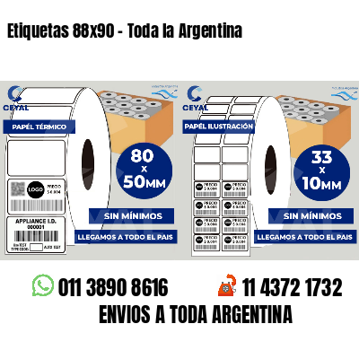 Etiquetas 88x90 - Toda la Argentina