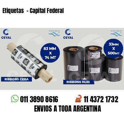 Etiquetas  - Capital Federal