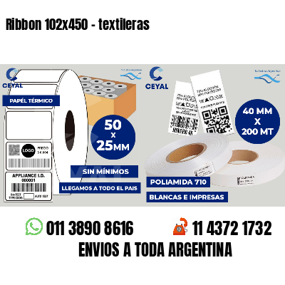 Ribbon 102x450 - textileras