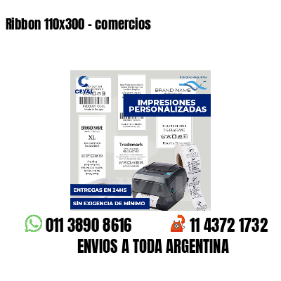 Ribbon 110x300 - comercios