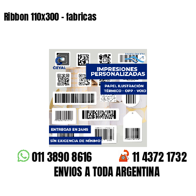 Ribbon 110x300 - fabricas
