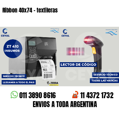Ribbon 40x74 - textileras