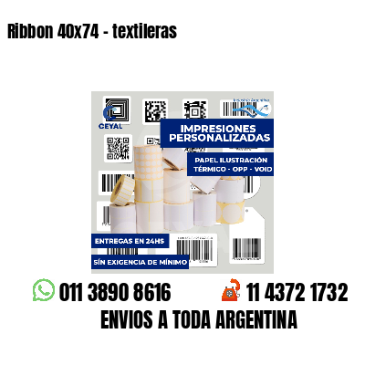 Ribbon 40x74 - textileras