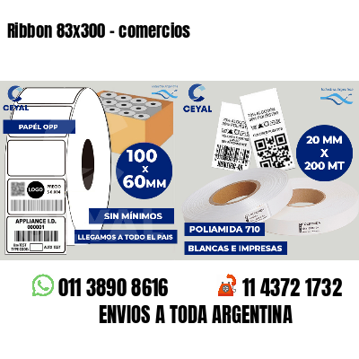 Ribbon 83x300 - comercios