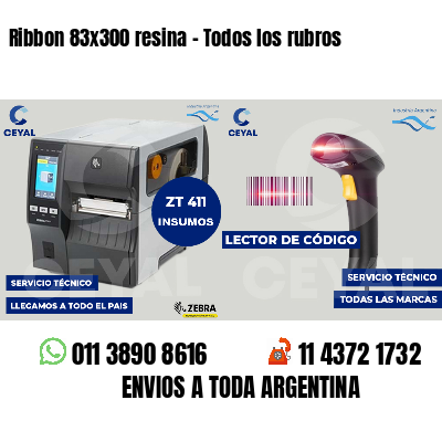 Ribbon 83x300 resina - Todos los rubros