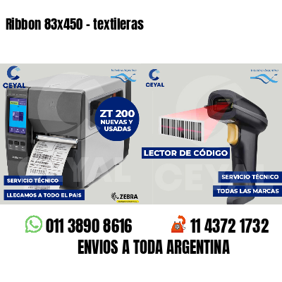 Ribbon 83x450 - textileras
