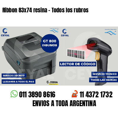 Ribbon 83x74 resina - Todos los rubros