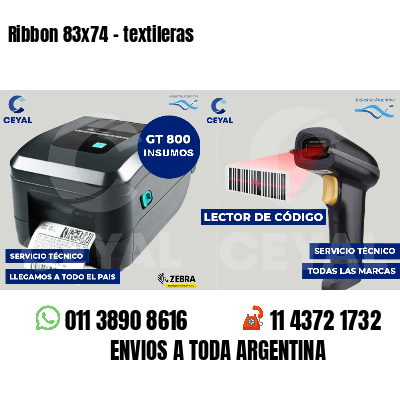 Ribbon 83x74 - textileras