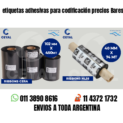 etiquetas adhesivas para codificación precios Bares