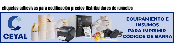 etiquetas adhesivas para codificación precios Distribuidores de juguetes