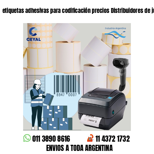 etiquetas adhesivas para codificación precios Distribuidores de juguetes