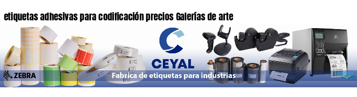 etiquetas adhesivas para codificación precios Galerías de arte