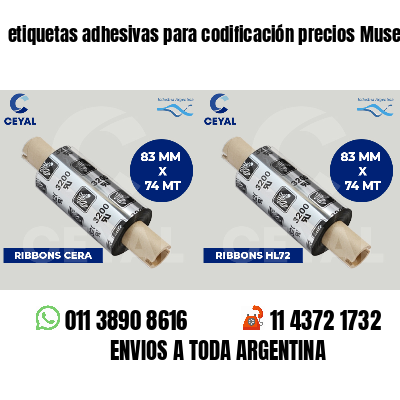 etiquetas adhesivas para codificación precios Museos