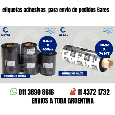 etiquetas adhesivas  para envío de pedidos Bares