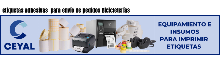 etiquetas adhesivas  para envío de pedidos Bicicleterías