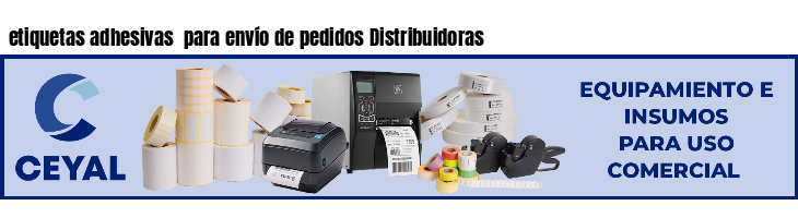 etiquetas adhesivas  para envío de pedidos Distribuidoras