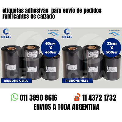 etiquetas adhesivas  para envío de pedidos Fabricantes de calzado