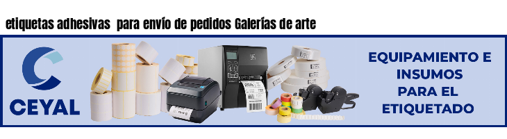 etiquetas adhesivas  para envío de pedidos Galerías de arte