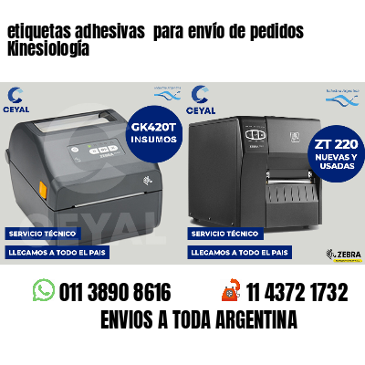 etiquetas adhesivas para envío de pedidos Kinesiología