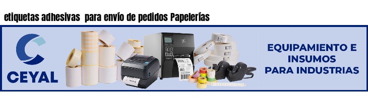 etiquetas adhesivas para envío de pedidos Papelerías