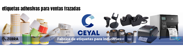 etiquetas adhesivas para ventas frazadas