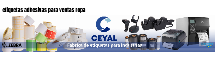 etiquetas adhesivas para ventas ropa