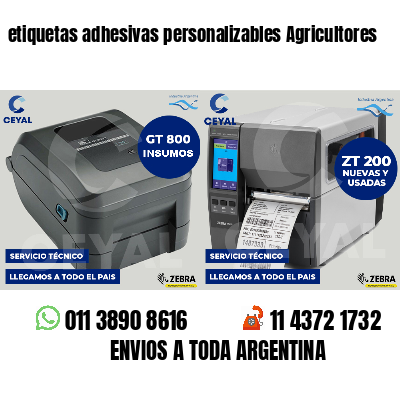 etiquetas adhesivas personalizables Agricultores
