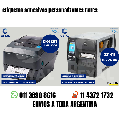etiquetas adhesivas personalizables Bares