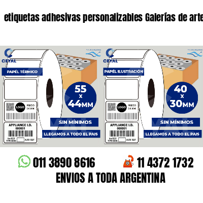 etiquetas adhesivas personalizables Galerías de arte