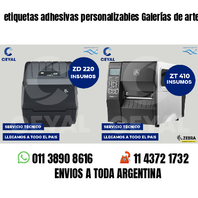 etiquetas adhesivas personalizables Galerías de arte