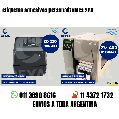 etiquetas adhesivas personalizables SPA