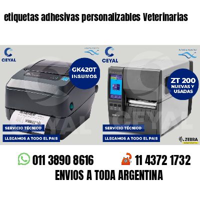 etiquetas adhesivas personalizables Veterinarias