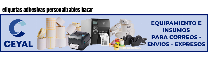 etiquetas adhesivas personalizables bazar