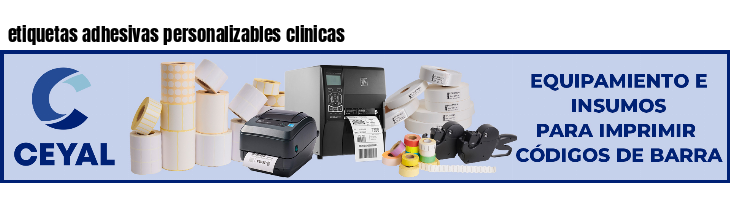 etiquetas adhesivas personalizables clinicas