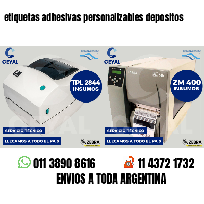 etiquetas adhesivas personalizables depositos
